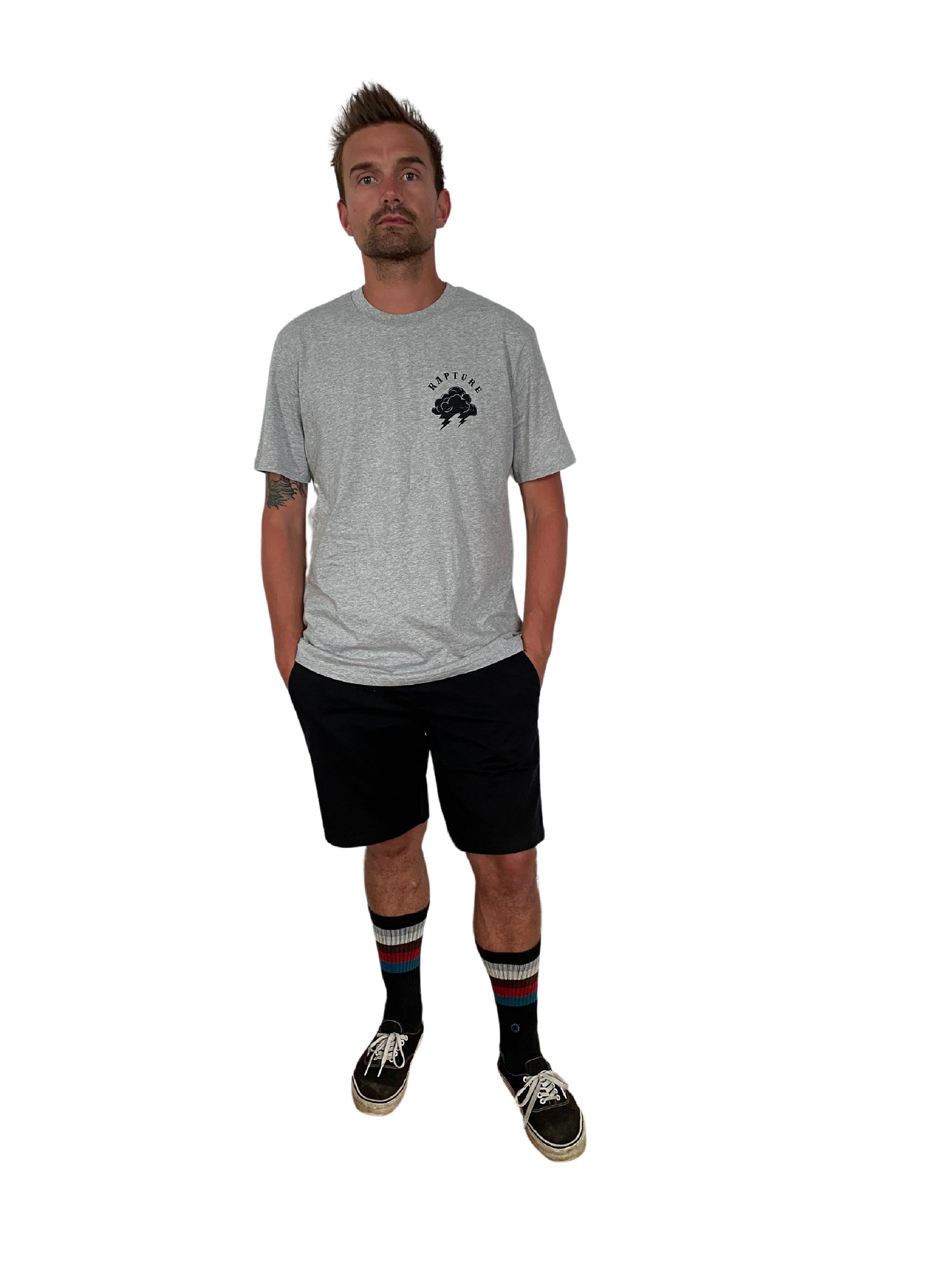 Rapture Space Tee Heather Gray Unisex