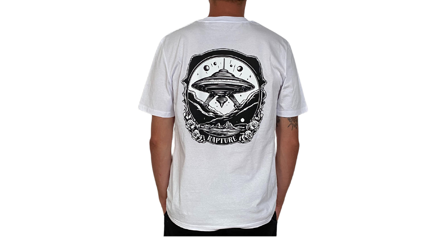 Rapture Space Tee White Unisex