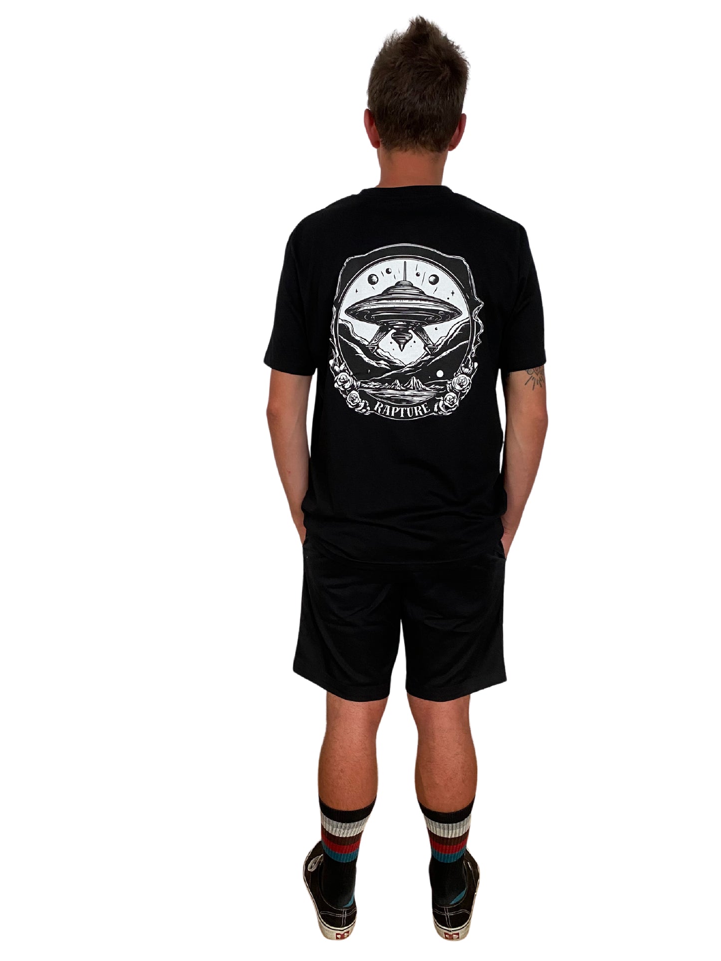 Rapture Space Tee Black Unisexe