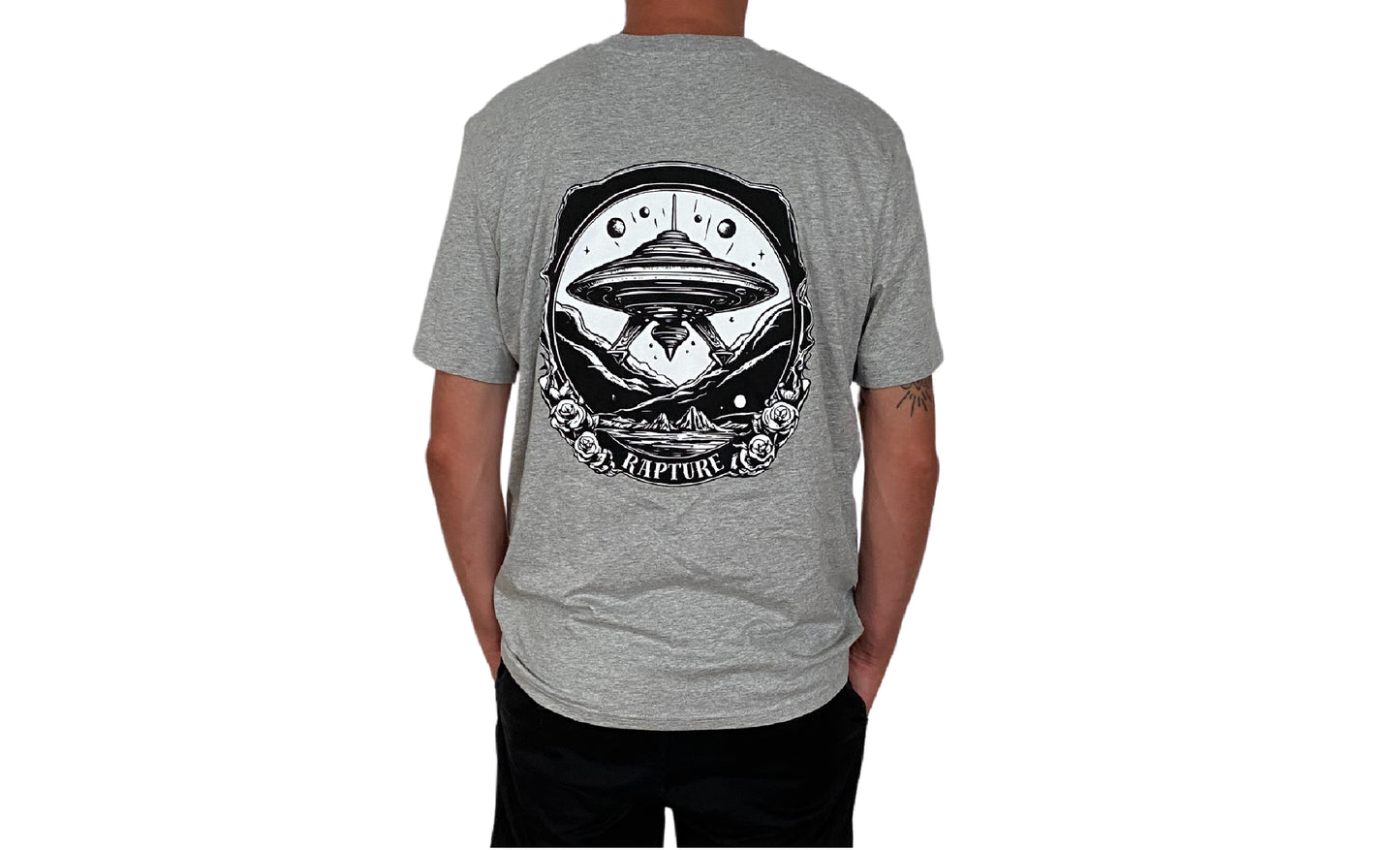 Rapture Space Tee Heather Gray Unisex