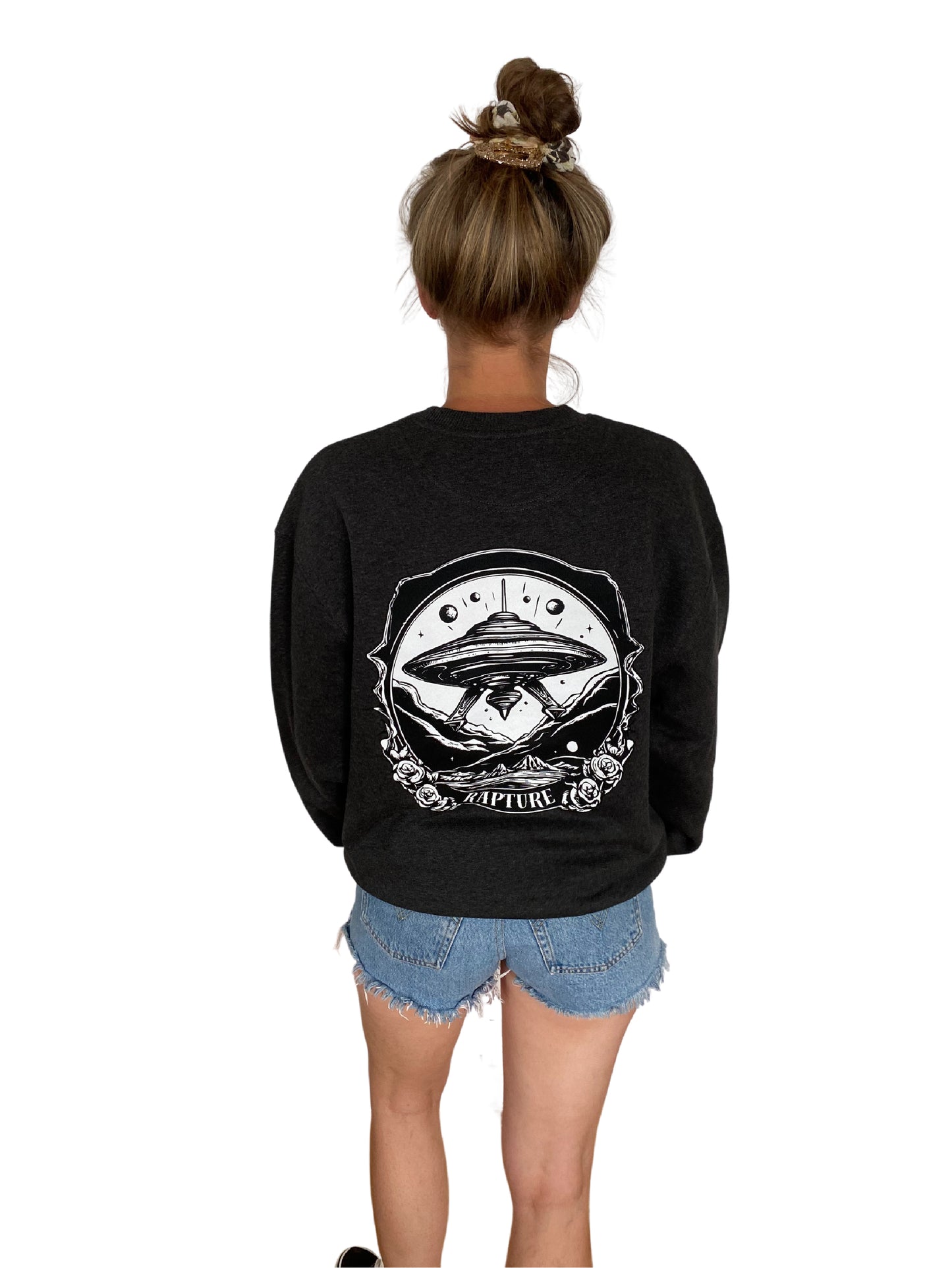 Rapture Space Sweat-shirt Dark Grey Heather Unisexe