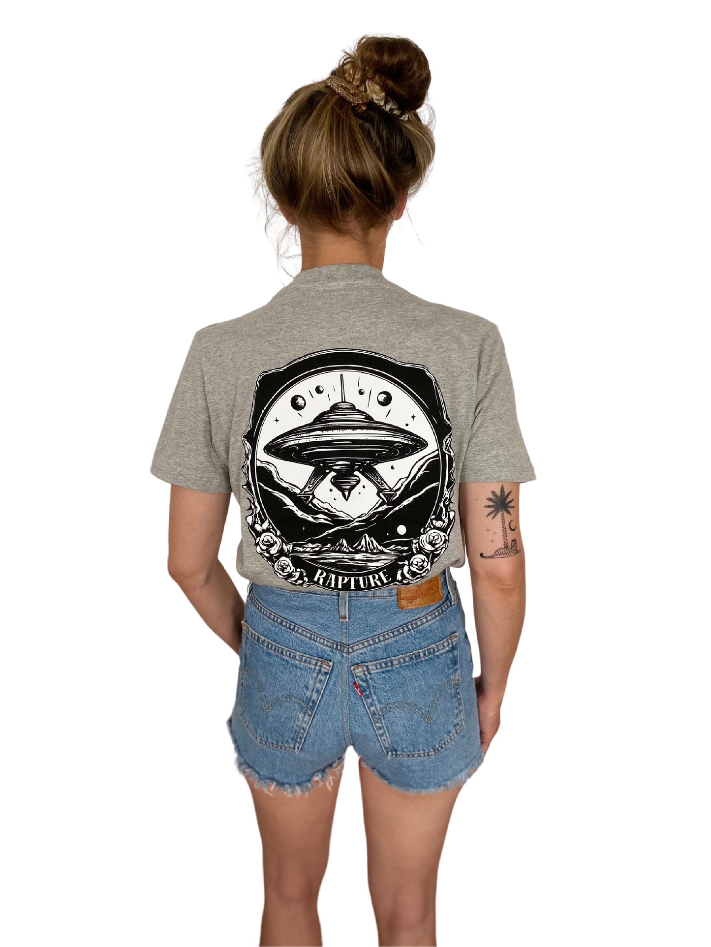 Rapture Space Tee Heather Gray Unisex