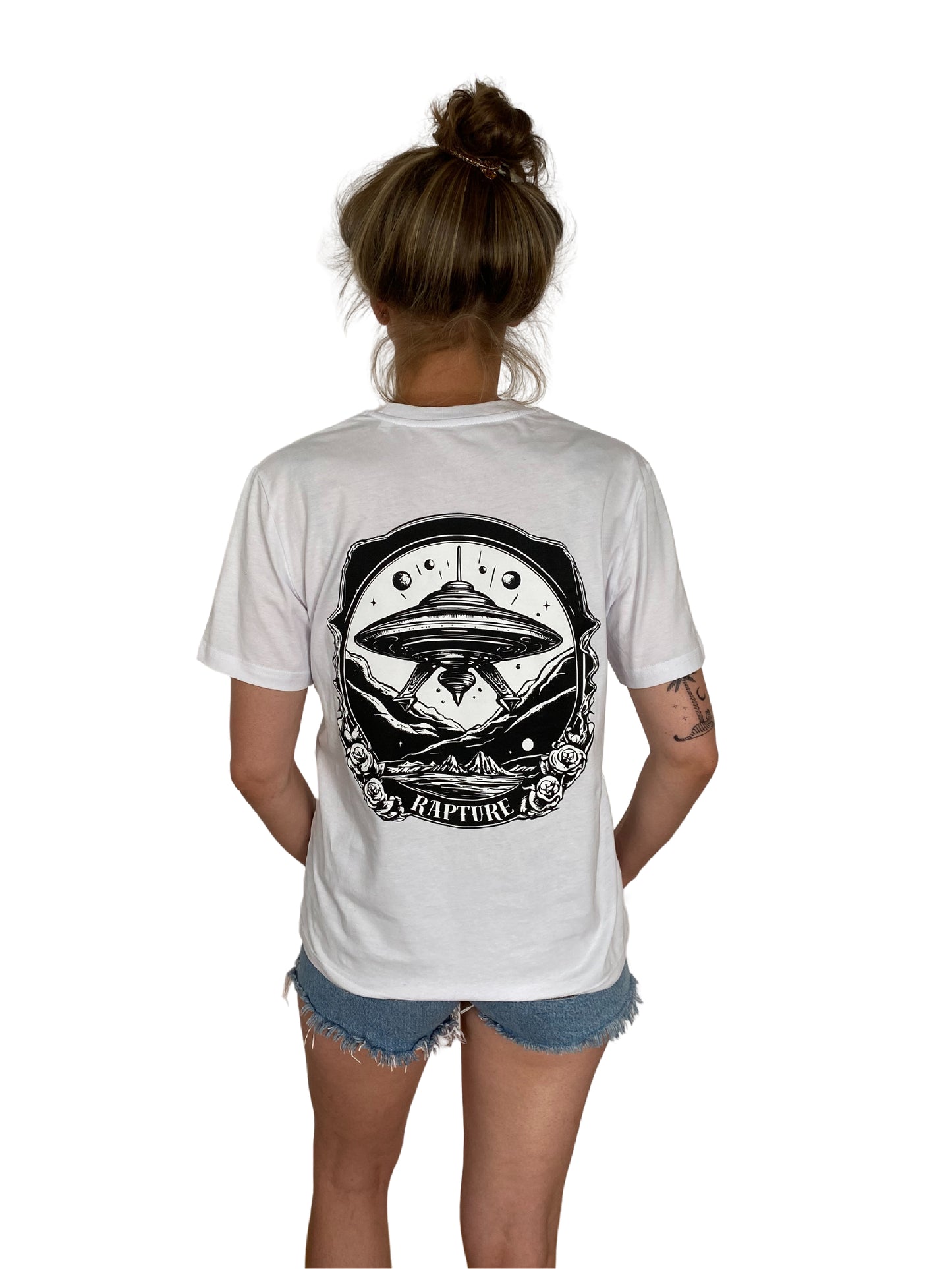 Rapture Space Tee White Unisex
