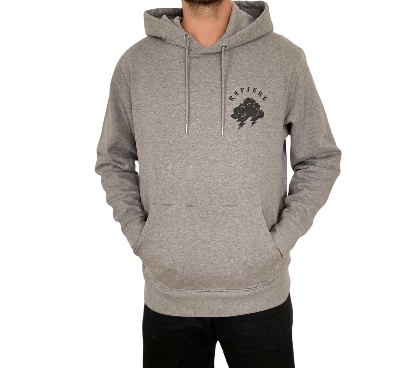 Rapture Space Hoodie Mid Heather Gray Unisex 