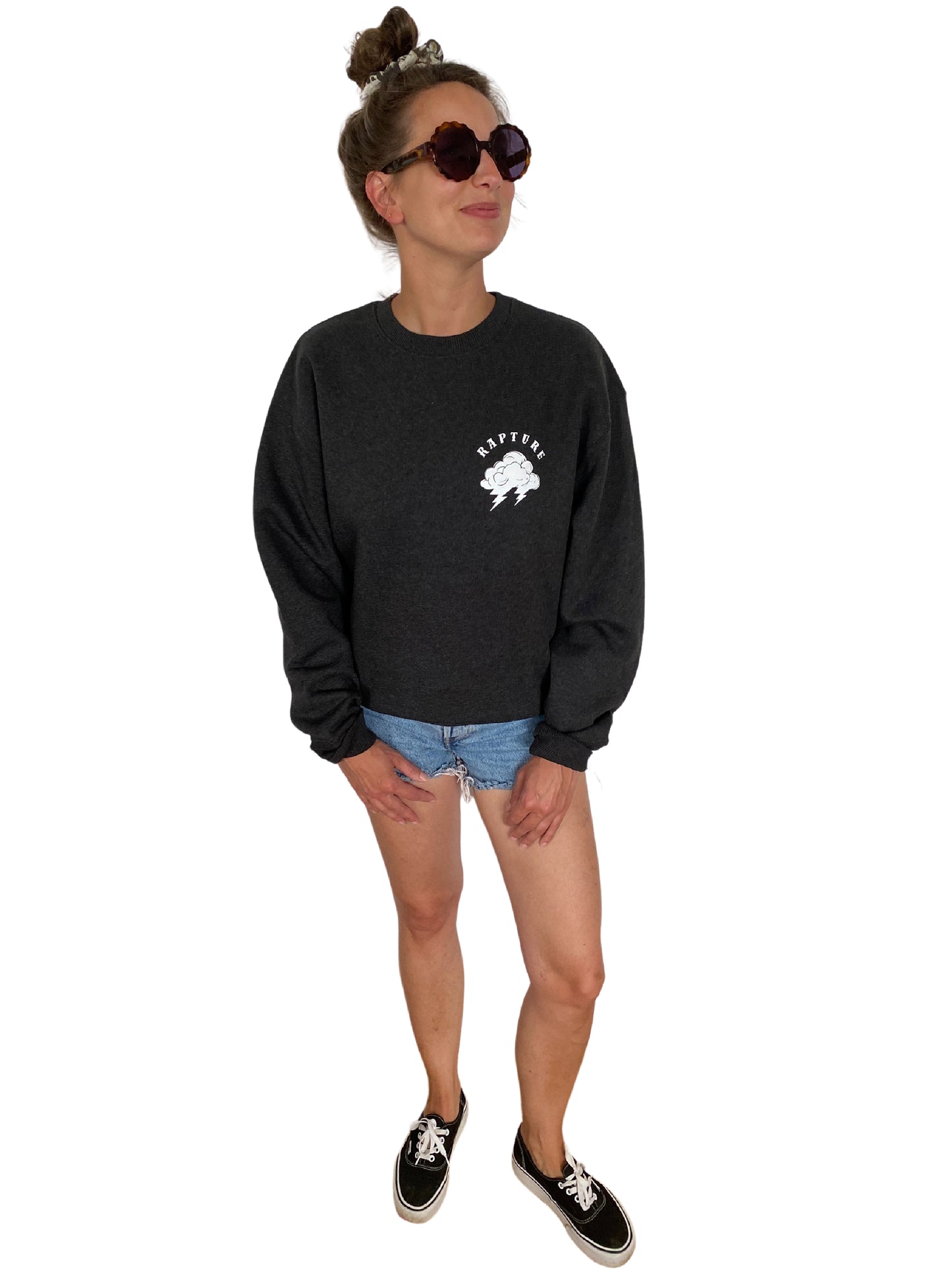 Rapture Space Sweat-shirt Dark Grey Heather Unisexe