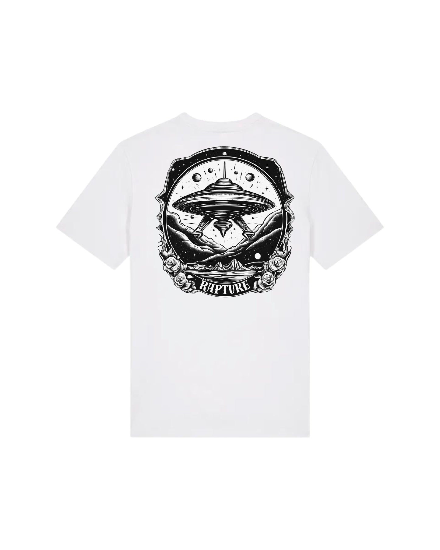 Rapture Space Tee White Unisex 